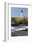 Yaquina Head Lighthouse, 1873, Newport, Oregon, USA-Jamie & Judy Wild-Framed Photographic Print