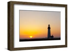 Yaquina Head Lighthouse, 1873, Newport, Oregon, USA-Jamie & Judy Wild-Framed Photographic Print