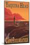 Yaquina Head Lighthouse - Cape Fowlweather, Oregon-Lantern Press-Mounted Art Print