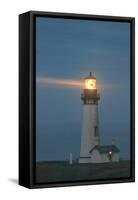 Yaquina Head Lighthouse, near Newport, Oregon Coast-Stuart Westmorland-Framed Stretched Canvas