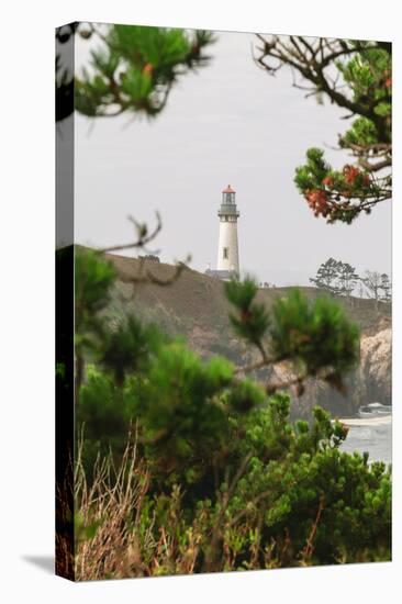Yaquina Head Lighthouse, near Newport, Oregon Coast-Stuart Westmorland-Stretched Canvas