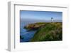 Yaquina Head Lighthouse, Newport, Oregon, USA-Rick A^ Brown-Framed Photographic Print