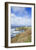 Yaquina Head Lighthouse, Oregon Coast-Justin Bailie-Framed Photographic Print