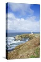 Yaquina Head Lighthouse, Oregon Coast-Justin Bailie-Stretched Canvas