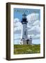 Yaquina Head Lighthouse - Oregon Coast-Lantern Press-Framed Art Print