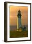 Yaquina Head Lighthouse-George Johnson-Framed Photo