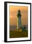 Yaquina Head Lighthouse-George Johnson-Framed Photo