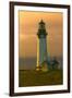 Yaquina Head Lighthouse-George Johnson-Framed Photo