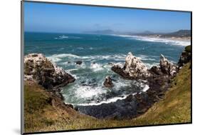 Yaquina Head Nature Reserve near Newport on the Pacific Northwest coast, Oregon, United States of A-Martin Child-Mounted Photographic Print