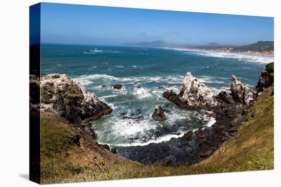 Yaquina Head Nature Reserve near Newport on the Pacific Northwest coast, Oregon, United States of A-Martin Child-Stretched Canvas
