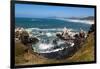 Yaquina Head Nature Reserve near Newport on the Pacific Northwest coast, Oregon, United States of A-Martin Child-Framed Photographic Print