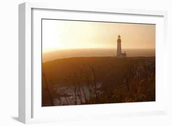 Yaquina Sunset-Brian Kidd-Framed Photographic Print