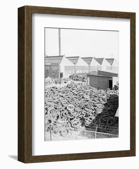 Yard Full of Scrap Auto Tires-Philip Gendreau-Framed Photographic Print