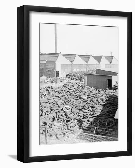 Yard Full of Scrap Auto Tires-Philip Gendreau-Framed Photographic Print