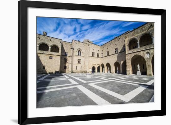 Yard in the Palace of the Grand Master-Michael Runkel-Framed Photographic Print