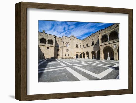 Yard in the Palace of the Grand Master-Michael Runkel-Framed Photographic Print