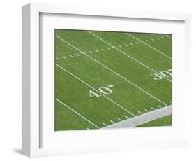 Yard Lines on Football Field-David Madison-Framed Photographic Print