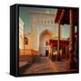 Yard of an Ancient Mosque in the City of Itchan Kala, Khiva, Uzbekistan-Dudarev Mikhail-Framed Stretched Canvas