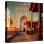 Yard of an Ancient Mosque in the City of Itchan Kala, Khiva, Uzbekistan-Dudarev Mikhail-Stretched Canvas