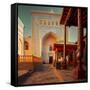 Yard of an Ancient Mosque in the City of Itchan Kala, Khiva, Uzbekistan-Dudarev Mikhail-Framed Stretched Canvas