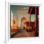 Yard of an Ancient Mosque in the City of Itchan Kala, Khiva, Uzbekistan-Dudarev Mikhail-Framed Photographic Print