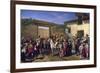 Yard with Horses at Former Plaza De Toros in Madrid-Manuel Castellano-Framed Giclee Print