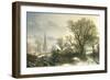 Yardley Church, near Birmingham, in the Snow-Charles Leaver-Framed Giclee Print