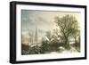 Yardley Church, near Birmingham, in the Snow-Charles Leaver-Framed Giclee Print