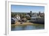 Yarmouth from the Solent in Summer, Isle of Wight, England, United Kingdom, Europe-Roy Rainford-Framed Photographic Print