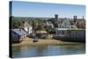 Yarmouth from the Solent in Summer, Isle of Wight, England, United Kingdom, Europe-Roy Rainford-Stretched Canvas