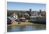 Yarmouth from the Solent in Summer, Isle of Wight, England, United Kingdom, Europe-Roy Rainford-Framed Photographic Print