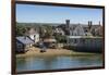 Yarmouth from the Solent in Summer, Isle of Wight, England, United Kingdom, Europe-Roy Rainford-Framed Photographic Print