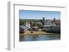 Yarmouth from the Solent in Summer, Isle of Wight, England, United Kingdom, Europe-Roy Rainford-Framed Photographic Print