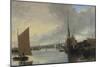 Yarmouth Harbour - Evening-John Crome-Mounted Giclee Print