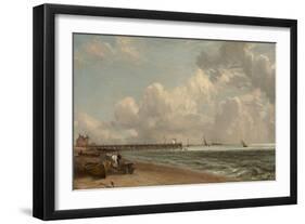 Yarmouth Jetty, C.1822-23 (Oil on Canvas)-John Constable-Framed Giclee Print