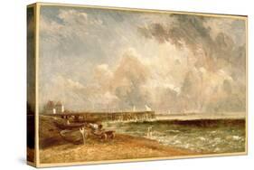 Yarmouth Jetty, C.1822-John Constable-Stretched Canvas