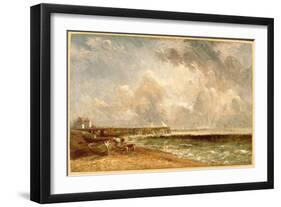 Yarmouth Jetty, C.1822-John Constable-Framed Giclee Print