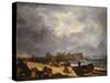 Yarmouth Jetty-John Crome-Stretched Canvas