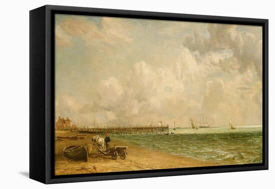 Yarmouth Jetty-John Constable-Framed Stretched Canvas