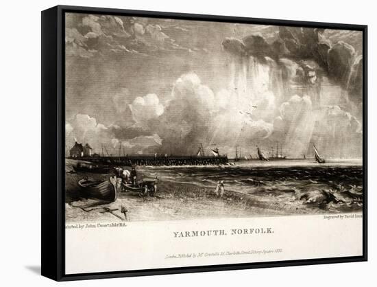 Yarmouth-John Constable-Framed Stretched Canvas