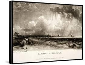 Yarmouth-John Constable-Framed Stretched Canvas