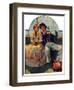 "Yarn Spinner", November 8,1930-Norman Rockwell-Framed Giclee Print