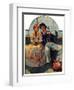 "Yarn Spinner", November 8,1930-Norman Rockwell-Framed Giclee Print