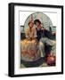 "Yarn Spinner", November 8,1930-Norman Rockwell-Framed Giclee Print