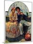 "Yarn Spinner", November 8,1930-Norman Rockwell-Mounted Giclee Print