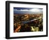 Yarra River from Rialto Towers, Melbourne, Victoria, Australia-David Wall-Framed Photographic Print