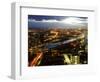 Yarra River from Rialto Towers, Melbourne, Victoria, Australia-David Wall-Framed Photographic Print