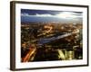 Yarra River from Rialto Towers, Melbourne, Victoria, Australia-David Wall-Framed Photographic Print