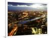 Yarra River from Rialto Towers, Melbourne, Victoria, Australia-David Wall-Framed Photographic Print