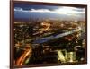 Yarra River from Rialto Towers, Melbourne, Victoria, Australia-David Wall-Framed Photographic Print